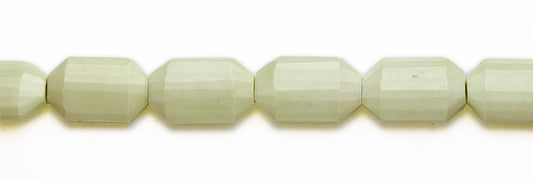 15-16 inch 18X28mm Lemon Chrysophrase Octagon Faceted Beads