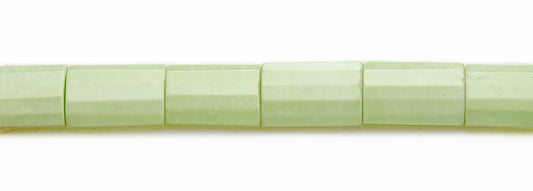 15-16 inch 20X30mm Lemon Chrysophrase Rectangle Faceted Beads