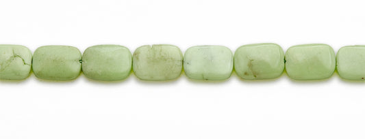 15-16 inch 12X16mm Lemon Chrysophrase Rectangle Plain Beads