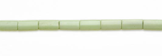 15-16 inch 8X16mm Lemon Chrysophrase Rectangle Plain Beads