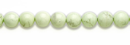 15-16 inch 20mm Lemon Chrysophrase Round Plain Beads
