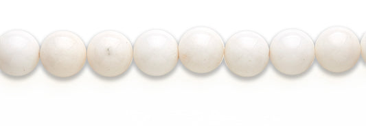 15-16 inch 16mm White Jade Round Plain Beads