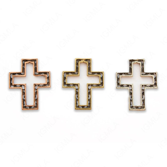 Zinc Alloy Gold, Silver, Copper Cross Pendants