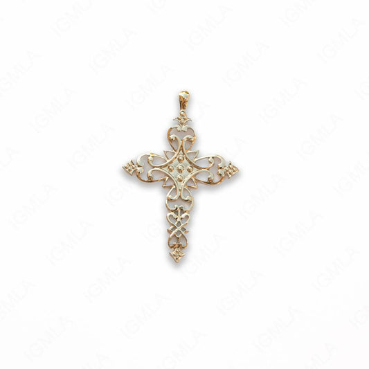Zinc Alloy Silver Plated Cross Pendants