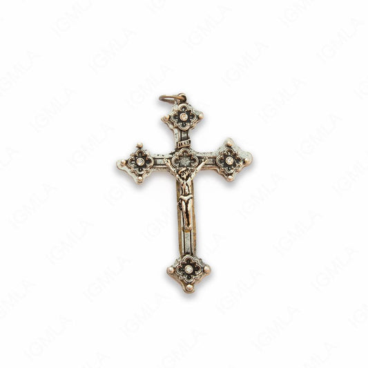 Zinc Alloy Rhodium Plated Cross Pendants