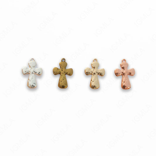 Zinc Alloy Silver, Gold, Copper, Antique Gold Cross Pendants