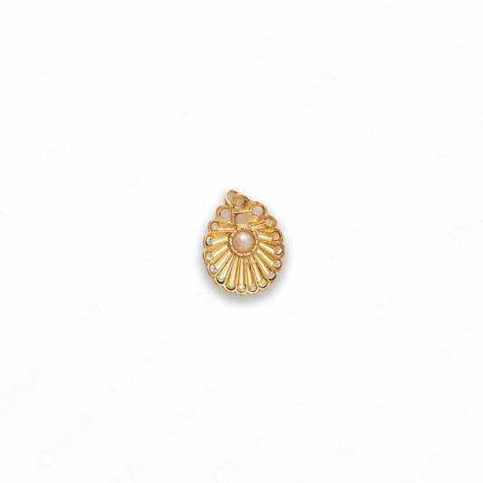 Zinc Alloy Gold Plated Shell Pendants