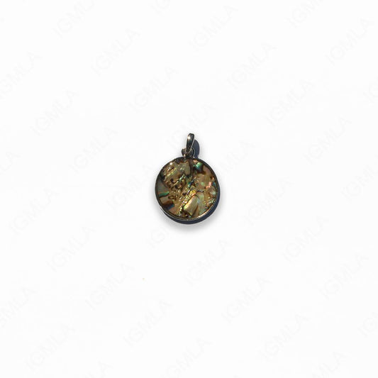 Zinc Alloy Silver Plated Coin Pendants