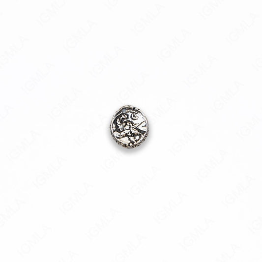 Zinc Alloy Antique Silver Coin Charm