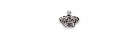 Zinc Alloy Crown Pendants