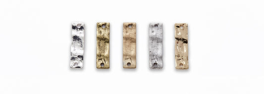 Zinc Alloy Matt Ant Gold, Ant Silver, Shiny Silver, Gold, Burnish Gold Rectangle Connector