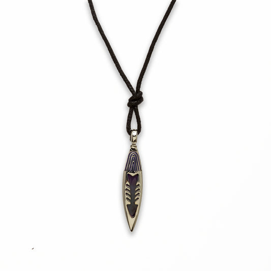 18 inch Zinc Alloy with Mood Stone Rhodium Arrowhead Necklace