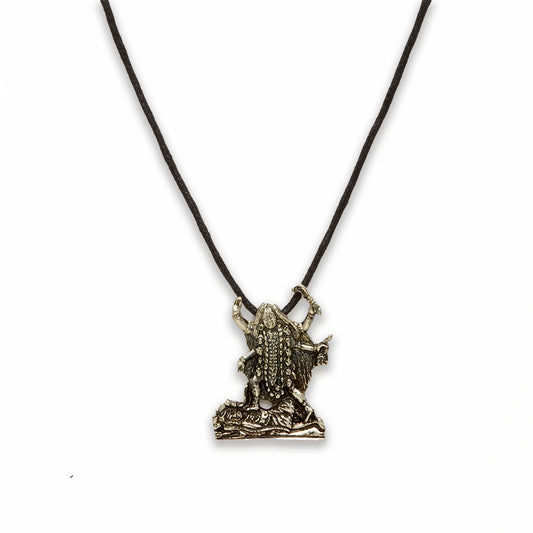 18 inch Zinc Alloy Burnish Silver Tone Indian Necklace
