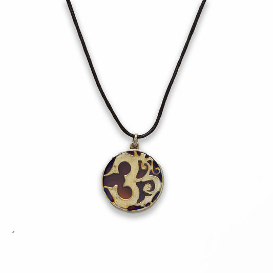 18 inch Zinc Alloy with Mood Stone Burnish Gold Tone Coin Necklace