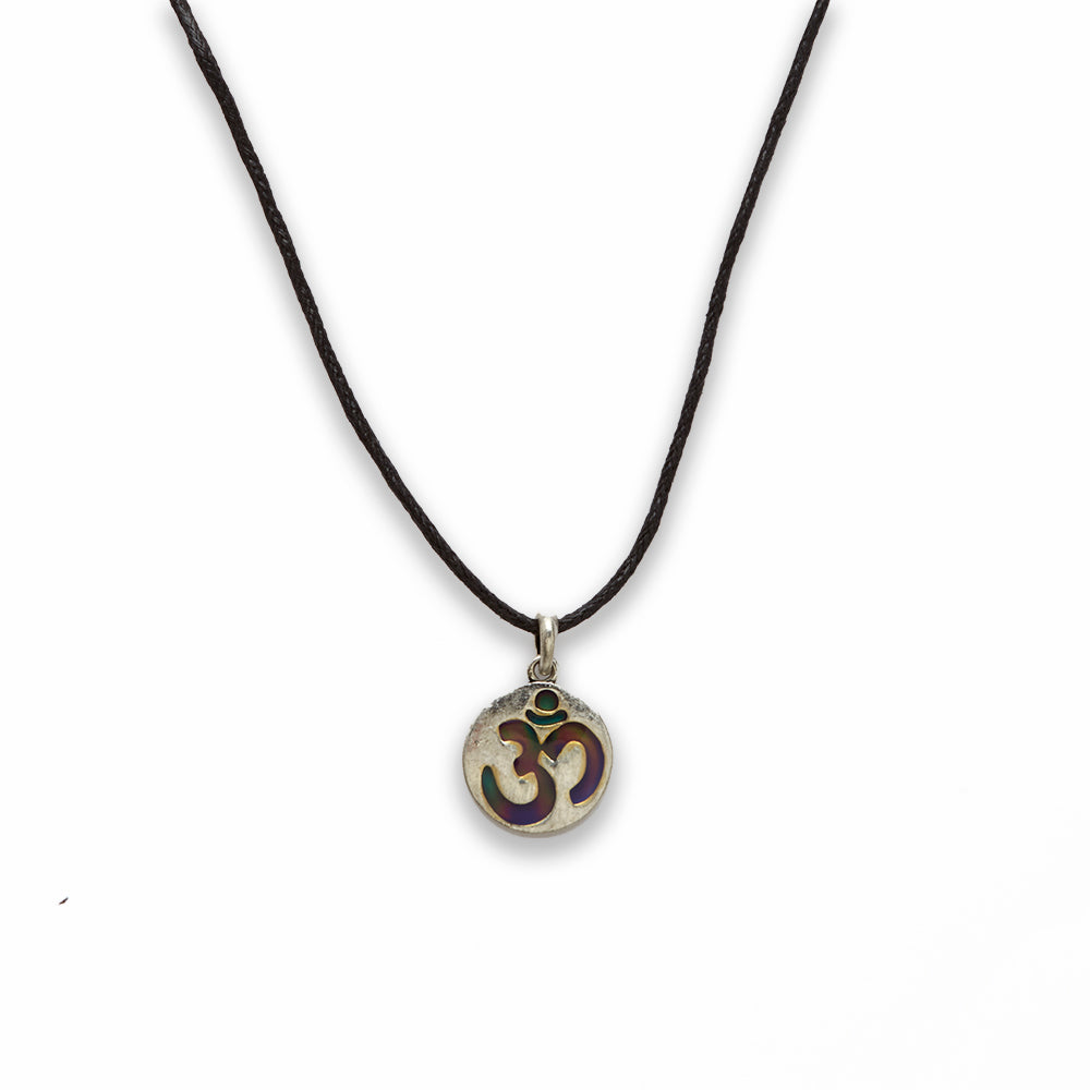 18 inch Zinc Alloy with Mood Stone Burnish Gold Tone Coin Necklace