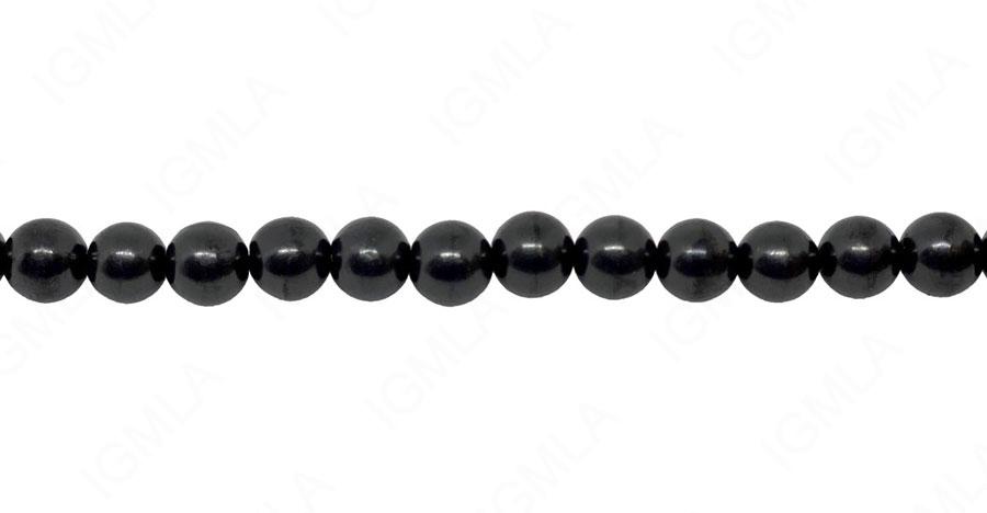 16 inch 10mm Shungite Round Beads
